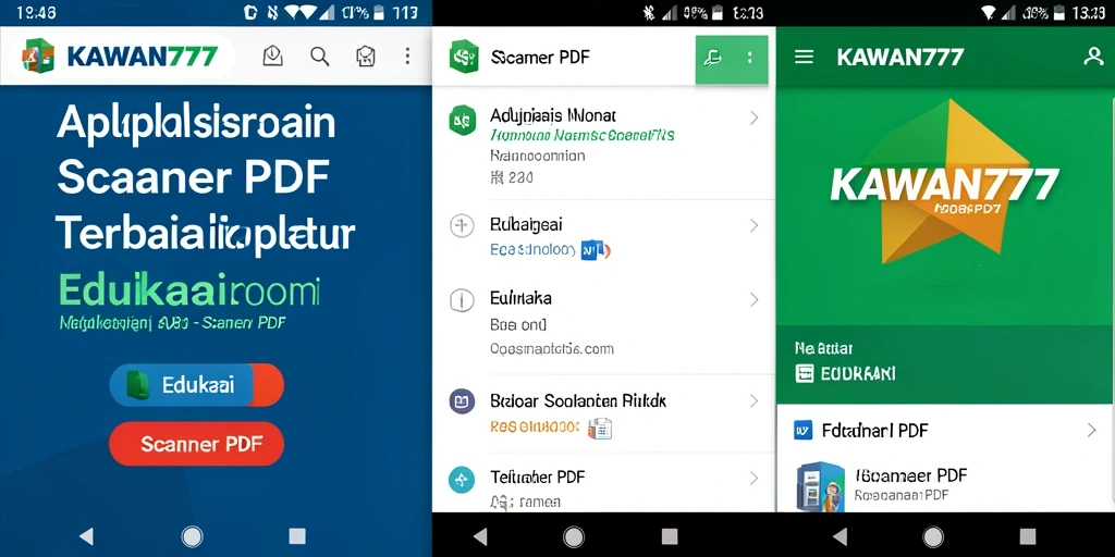 Antarmuka KAWAN777 yang ramah pengguna saat memindai dokumen.